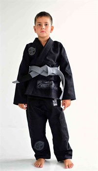 Кимоно детское для Джиу-Джитсу Shoyoroll Classic Basic Черный - фото 10368