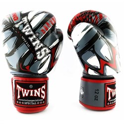 Перчатки боксерские Twins FBGVL3-55 Серый - фото 11088