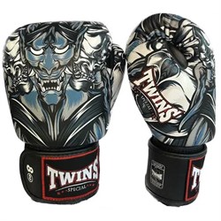 Перчатки боксерские Twins FBGVL3-58 Серый - фото 11126