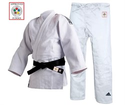 Кимоно для дзюдо Adidas International Judo Federation Белый - фото 11270