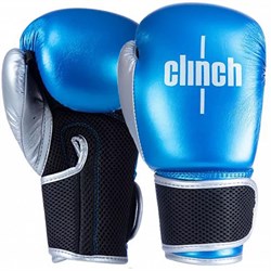 Перчатки боксерские Clinch Kids Сине-серебристые C127