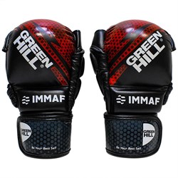Перчатки для MMA IMMAF Green Hill Красный - фото 11543