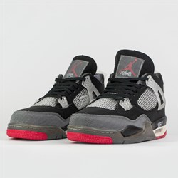 Nike Jordan 4 off white bred черно-бело-красный - фото 11923