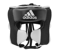 Шлем боксерский Adidas Hybrid 150 Headgear Черно-Белый - фото 12373