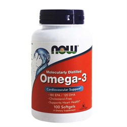 Омега NOW Omega-3 1000 мг. 12275