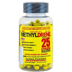 Жиросжигатель Cloma Pharma Methyldrene-25  100кап - фото 12690