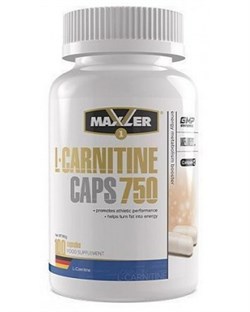 Л-карнитин Maxler L-carnitine 750 100 капс. - фото 13137