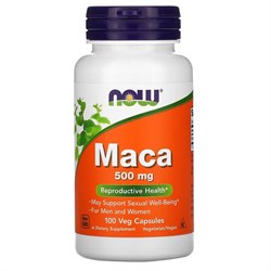 NOW Maca 500 мг. 100 капс. 15893