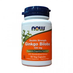 Гинкго Билоба NOW Ginkgo Plus 60 мг. 60 капс. 15969