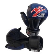 Перчатки для рукопашного боя Рэй-спорт FIGHT-1 кожа Синий
