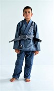 Кимоно детское для Джиу Джитсу Venum Contender Kids 2.0 Серый