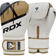 Перчатки боксерские RDX BGR F7 Бело-золотой