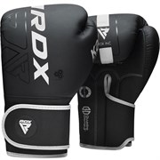 Перчатки боксерские RDX BOXING GLOVES F6 MATTE Черно-белый