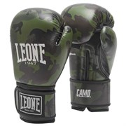 Перчатки боксерские"LEONE"CAMO натуральная кожа Зеленый