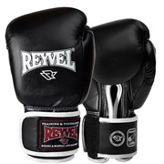 Перчатки боксерские Reyvel винил 80 Черные