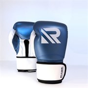 Перчатки боксерские Rage fight gear сине-белый