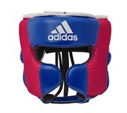 Шлем боксерский Adidas Hybrid 150 Headgear Сине-Красный