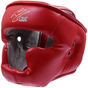Шлем тренировочный МЕХИКО-1 Рэй-спорт ик.кожа Красный