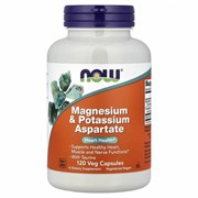 Магний+калий NOW Magnesium Potassium 120 капс. 15970