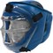 Шлем с пластиковой маской Рэй-Спорт КРИСТАЛЛ-11 иск.кожа Синий  - фото 12119