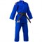 Кимоно для дзюдо Adidas Champion 2  синее с золотыми полосками - фото 12791